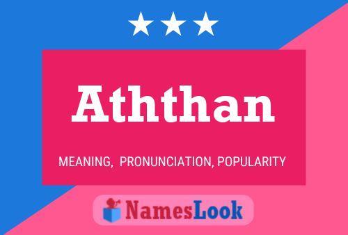 Affiche de nom Aththan