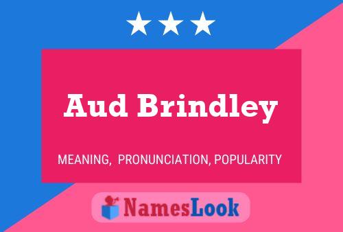 Affiche de nom Aud Brindley