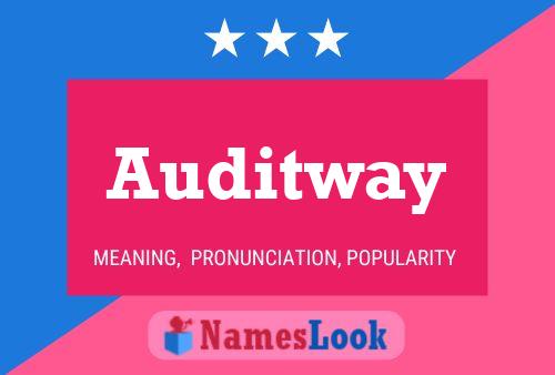 Affiche de nom Auditway