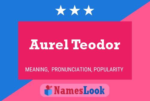 Affiche de nom Aurel Teodor