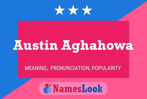 Affiche de nom Austin Aghahowa