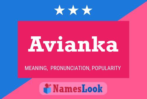 Affiche de nom Avianka