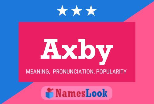 Affiche de nom Axby