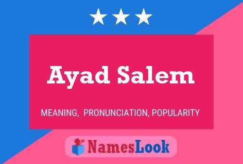 Affiche de nom Ayad Salem