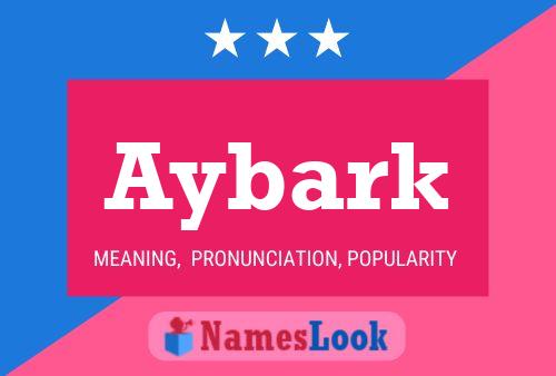 Affiche de nom Aybark