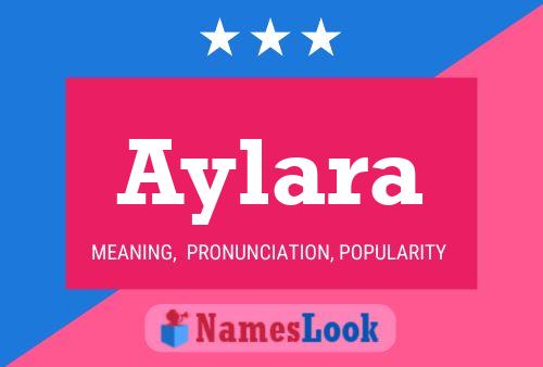 Affiche de nom Aylara