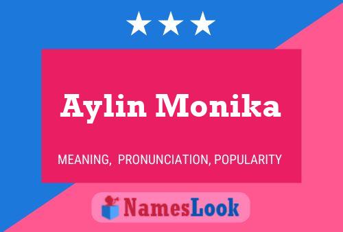 Affiche de nom Aylin Monika