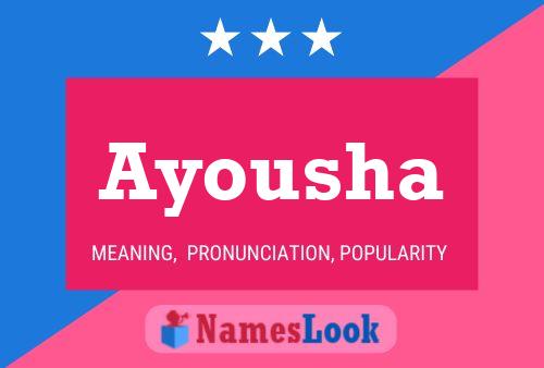 Affiche de nom Ayousha