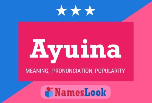 Affiche de nom Ayuina