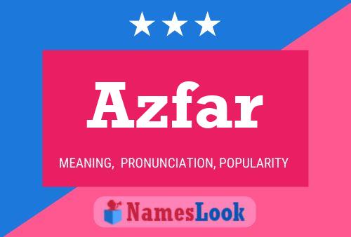 Affiche de nom Azfar