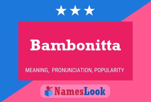 Affiche de nom Bambonitta