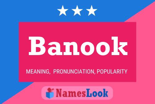 Affiche de nom Banook