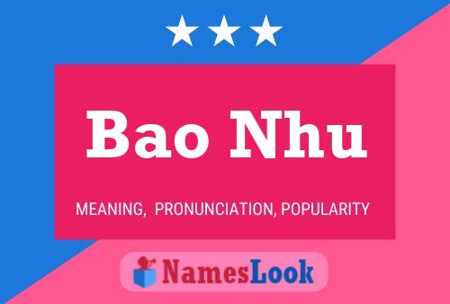 Affiche de nom Bao Nhu