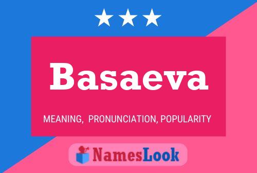 Affiche de nom Basaeva