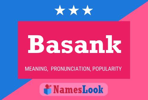 Affiche de nom Basank