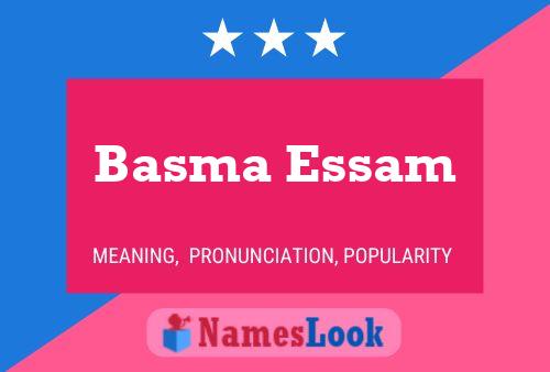 Affiche de nom Basma Essam