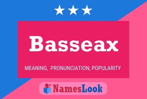 Affiche de nom Basseax