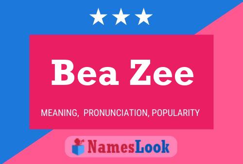 Affiche de nom Bea Zee