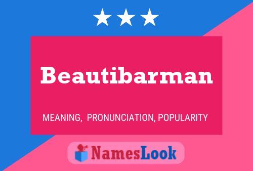 Affiche de nom Beautibarman