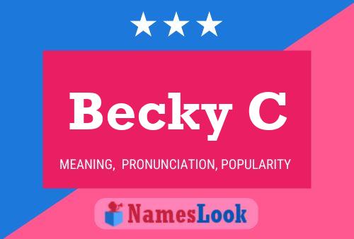 Affiche de nom Becky C