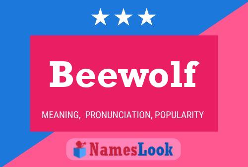 Affiche de nom Beewolf