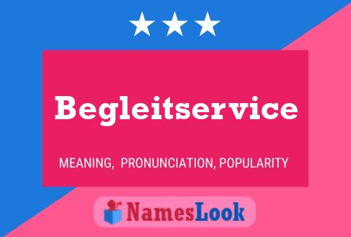 Affiche de nom Begleitservice