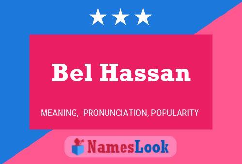 Affiche de nom Bel Hassan