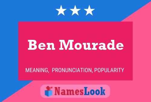 Affiche de nom Ben Mourade