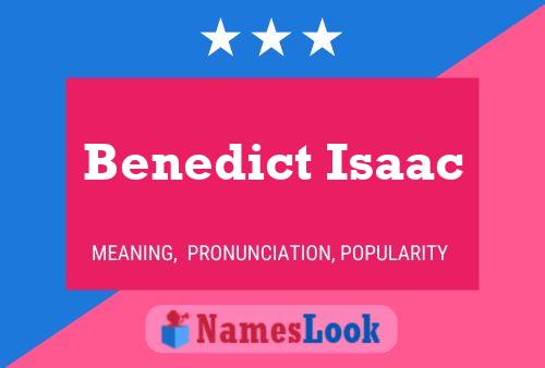 Affiche de nom Benedict Isaac