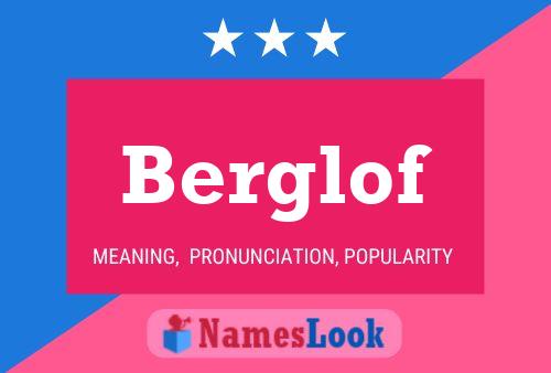 Affiche de nom Berglof