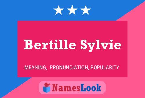 Affiche de nom Bertille Sylvie