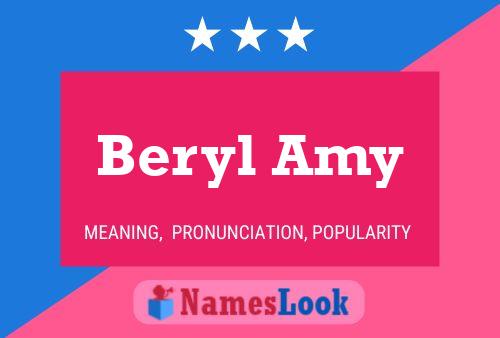 Affiche de nom Beryl Amy