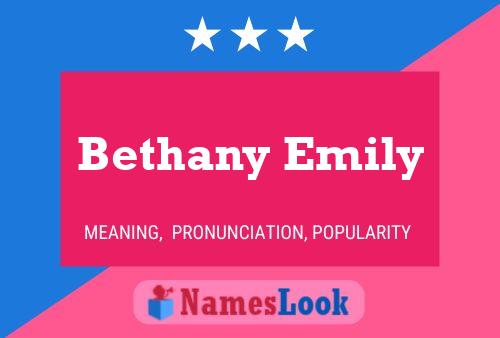 Affiche de nom Bethany Emily