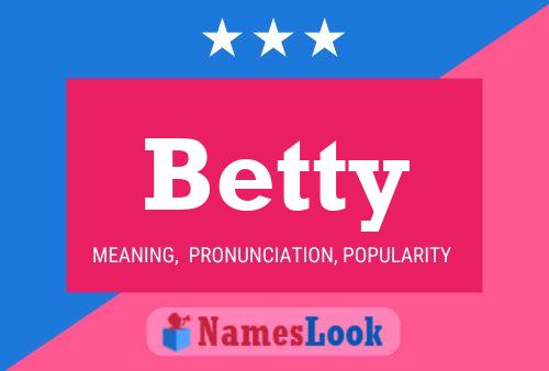 Affiche de nom Betty