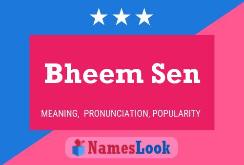 Affiche de nom Bheem Sen