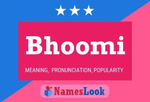 Affiche de nom Bhoomi