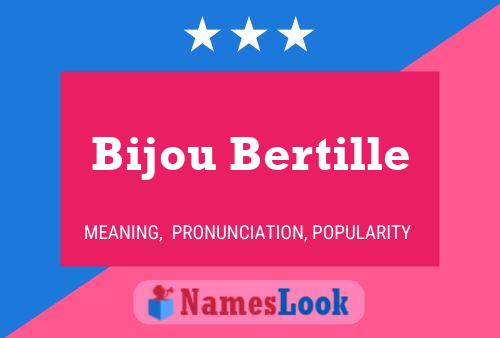 Affiche de nom Bijou Bertille