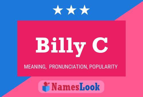 Affiche de nom Billy C