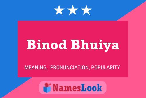 Affiche de nom Binod Bhuiya