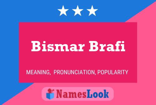 Affiche de nom Bismar Brafi