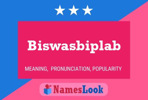 Affiche de nom Biswasbiplab