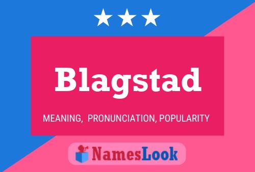 Affiche de nom Blagstad