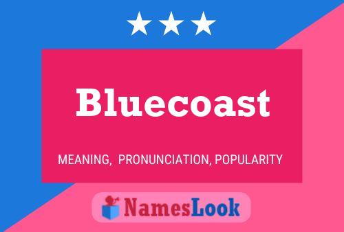 Affiche de nom Bluecoast