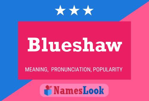 Affiche de nom Blueshaw