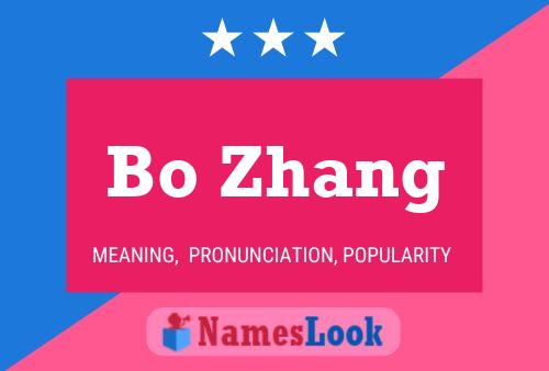 Affiche de nom Bo Zhang