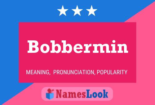 Affiche de nom Bobbermin