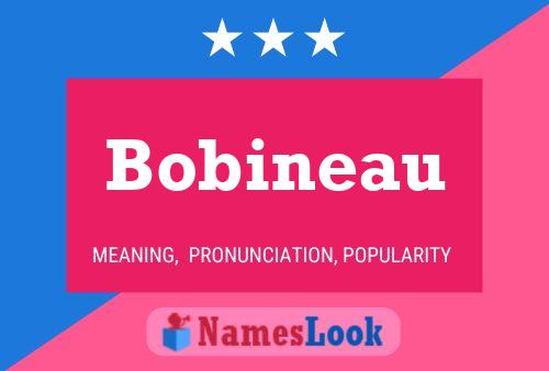 Affiche de nom Bobineau