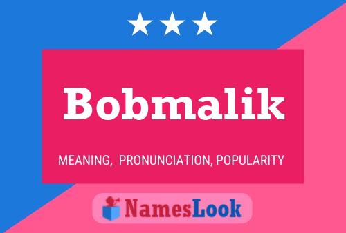 Affiche de nom Bobmalik