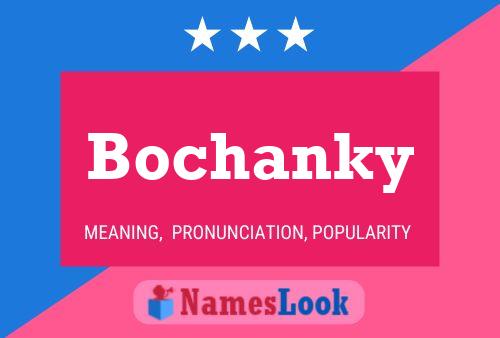 Affiche de nom Bochanky