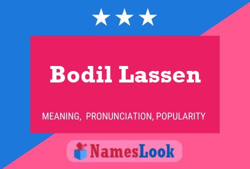 Affiche de nom Bodil Lassen